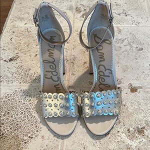 Sam Edelman Silver Embellished Heels